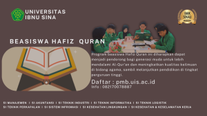 Universitas Ibnu Sina Siapkan Beasiswa Hafiz Quran