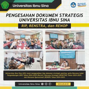 Sahkan RIP dan RENSTRA, Arah Pengembangan UIS