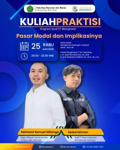 FEB UIS Gelar Kuliah Praktisi Bertema “Pasar Modal dan Implikasinya” Bersama Profesional Pasar Keuangan