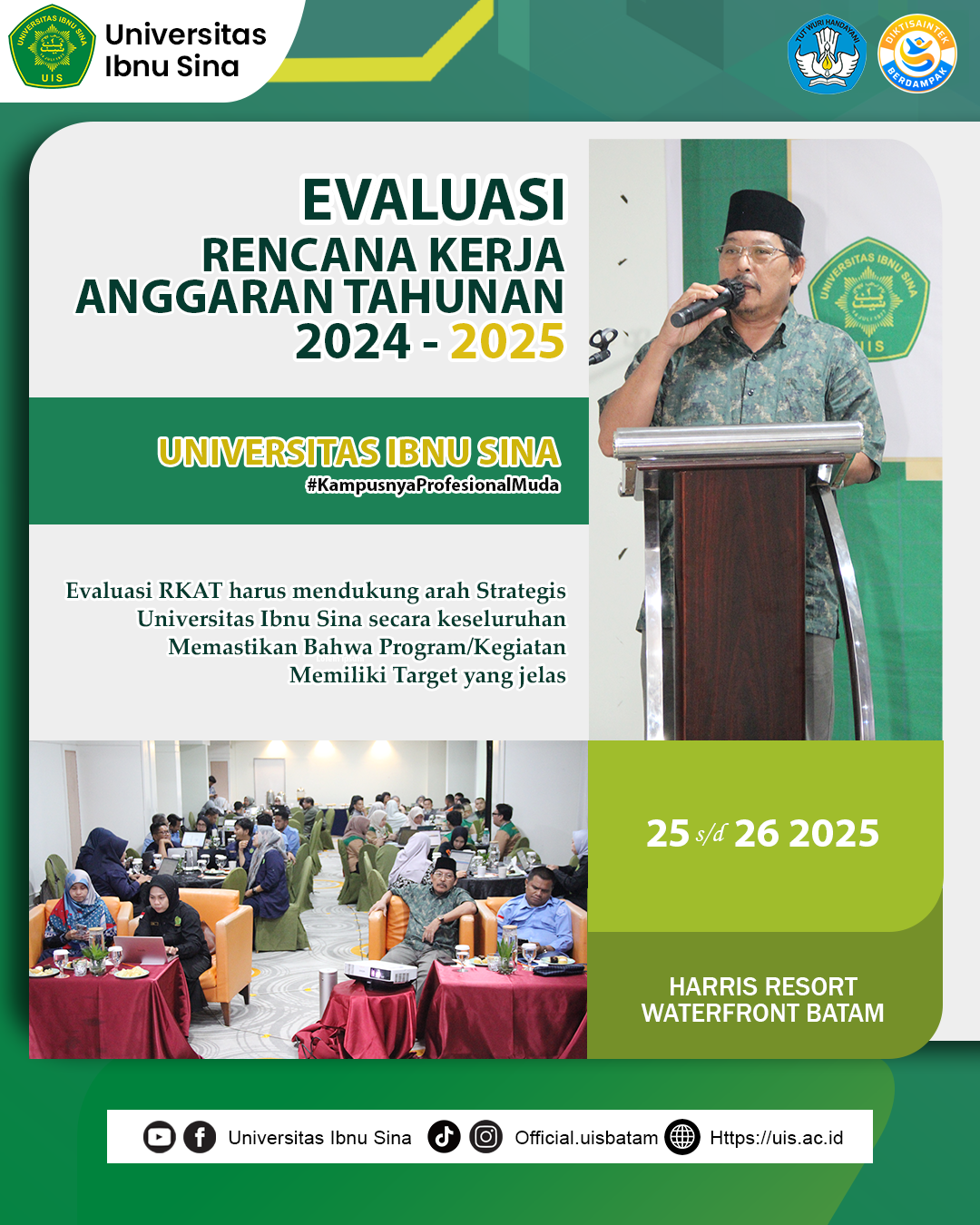 Evaluasi RKAT 2024-2025 UIS: Sinergi Menuju Perencanaan Lebih Baik